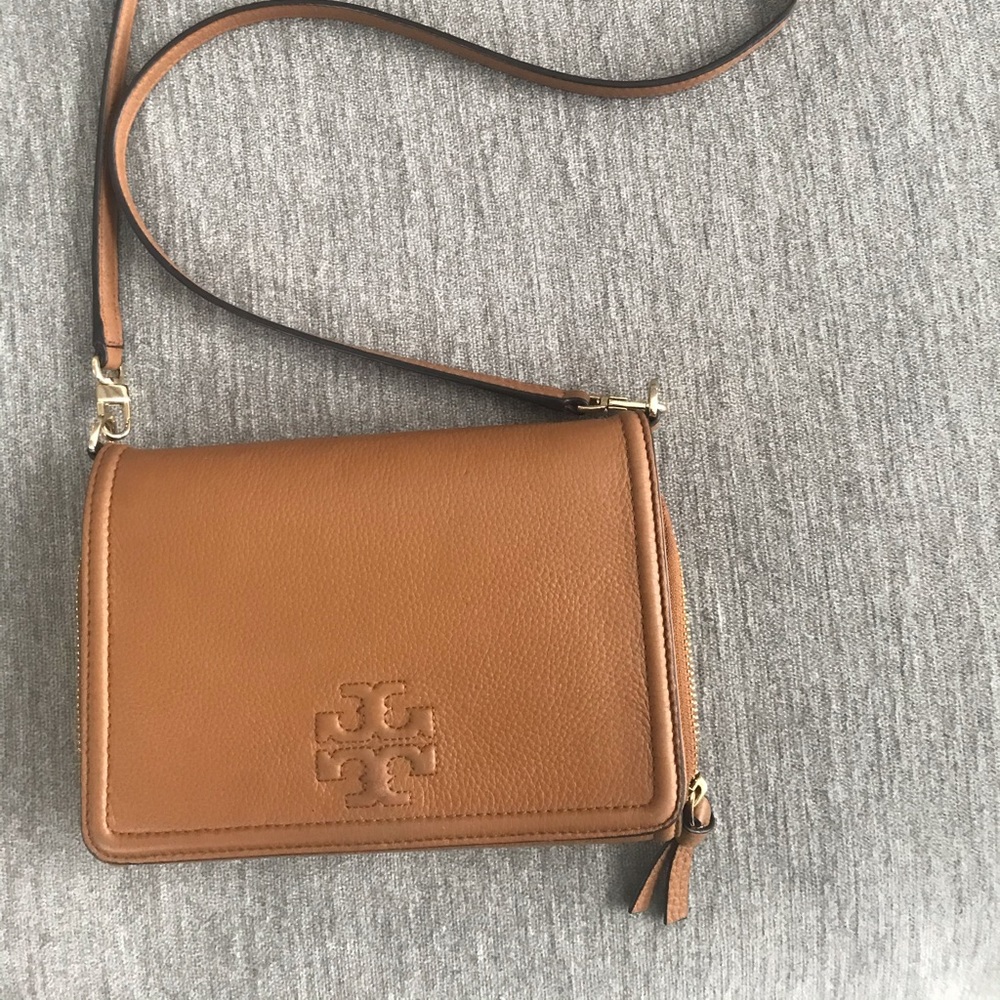 Tory Burch McGraw Crossbody (Luggage colour)